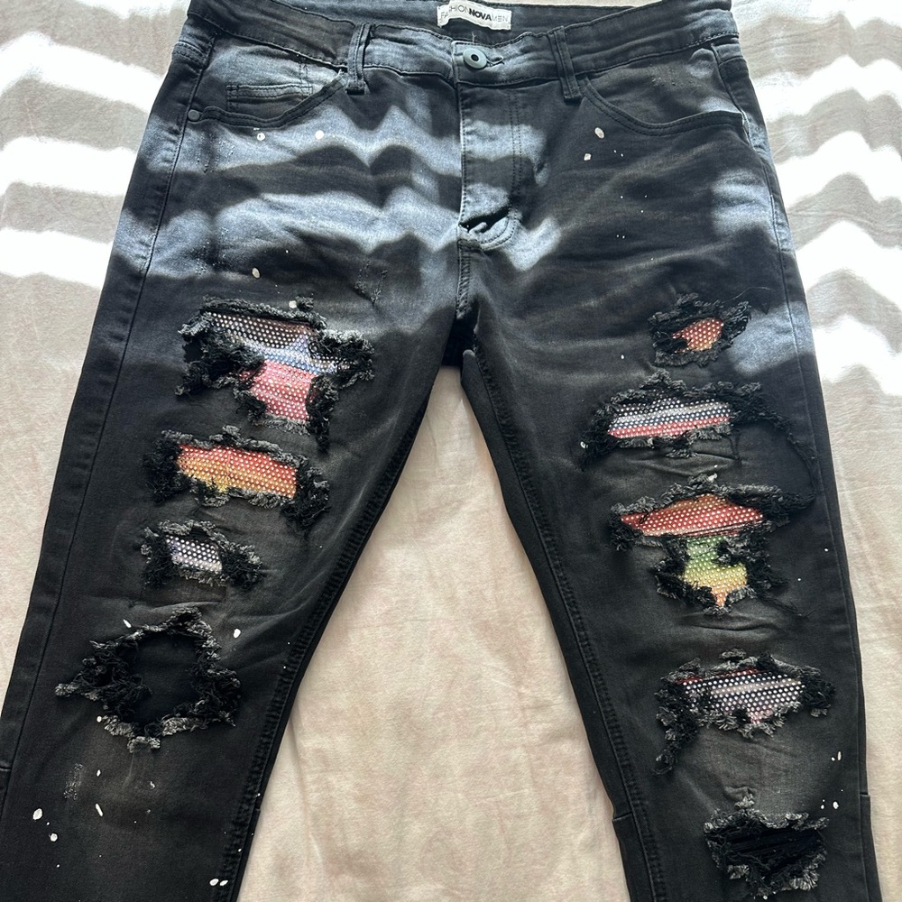 Sz 34 Fashion Nova black jeans